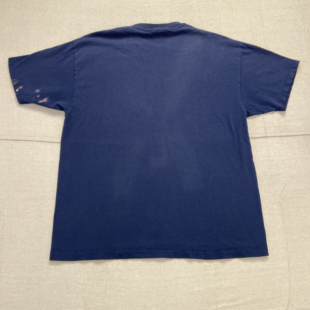 Vintage Auburn Tigers Shirt Mens XL Navy Blue Distressed 90s War Eagle