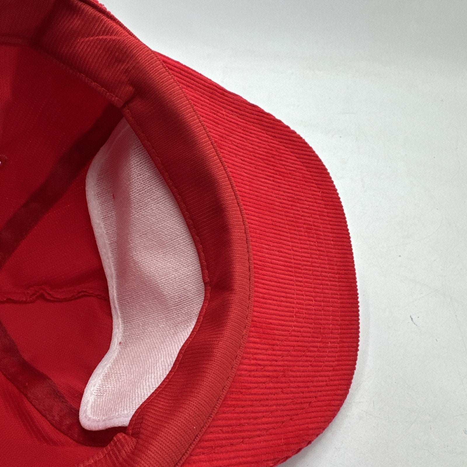Miller High Life Hat Cap Adjustable Snapback Beer Vintage Red Corduroy 80s 90s