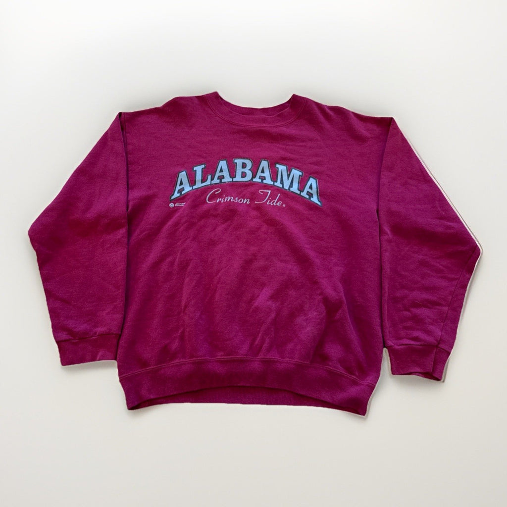 Vintage Alabama Crimson Tide Sweatshirt Mens L 90s Pullover Crewneck Red
