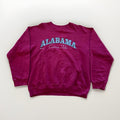 Vintage Alabama Crimson Tide Sweatshirt Mens L 90s Pullover Crewneck Red