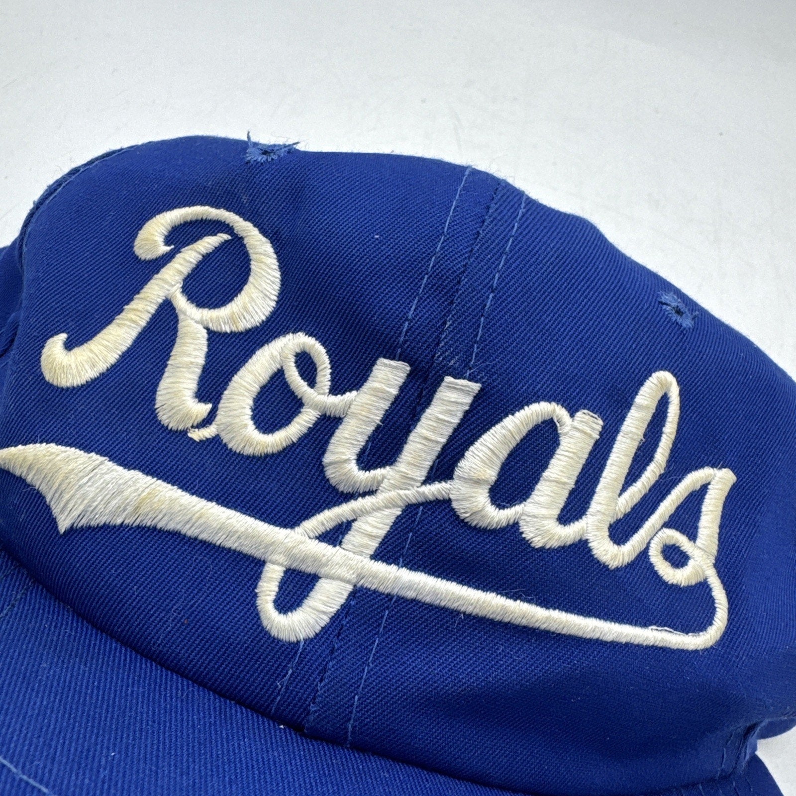 Vintage Kansas City Royals Hat MLB Snapback Sport Specialties Script Twill 90s