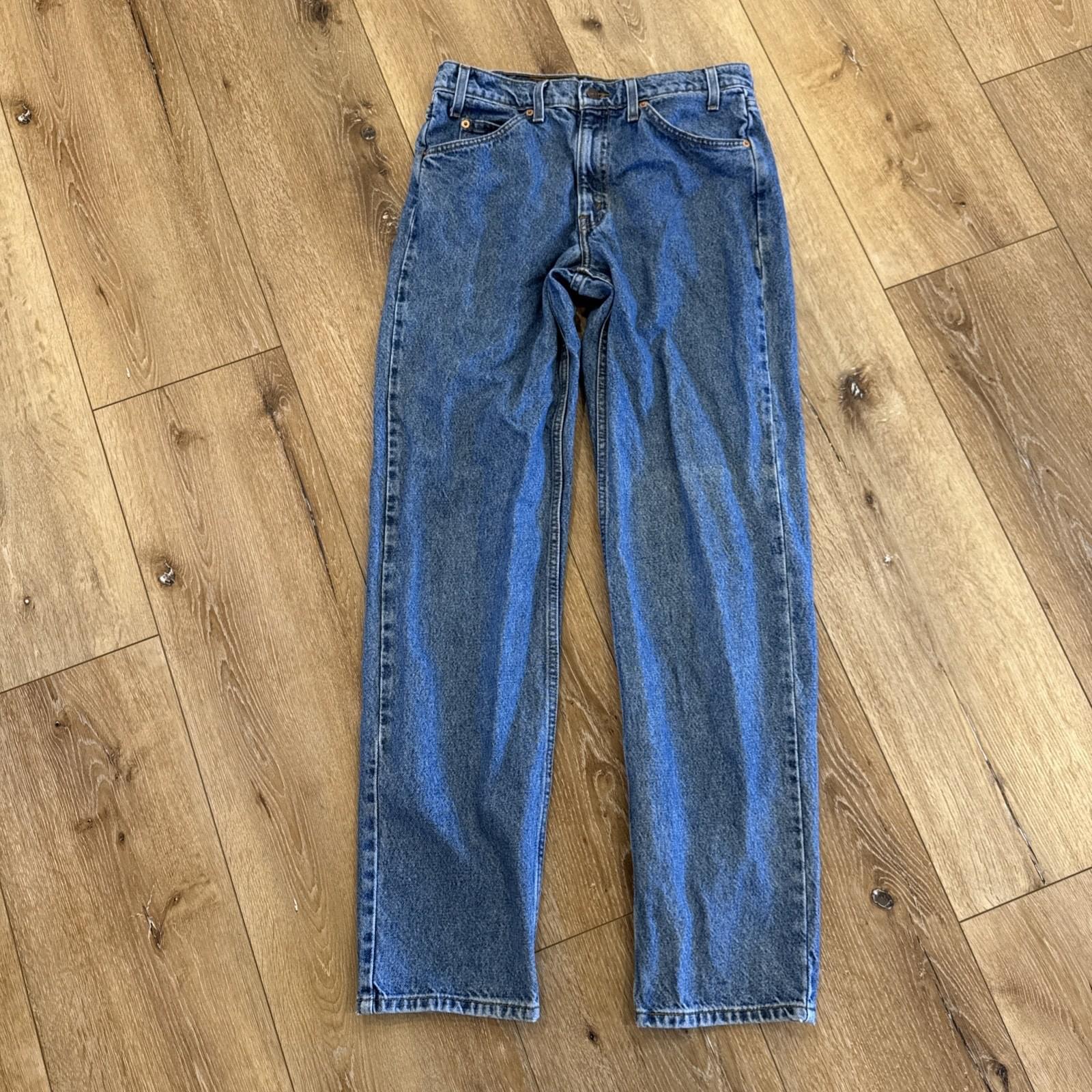 Vintage Levis 550 Jeans Mens 32 x 34 Relaxed Fit Denim Tapered Leg Orange Tab