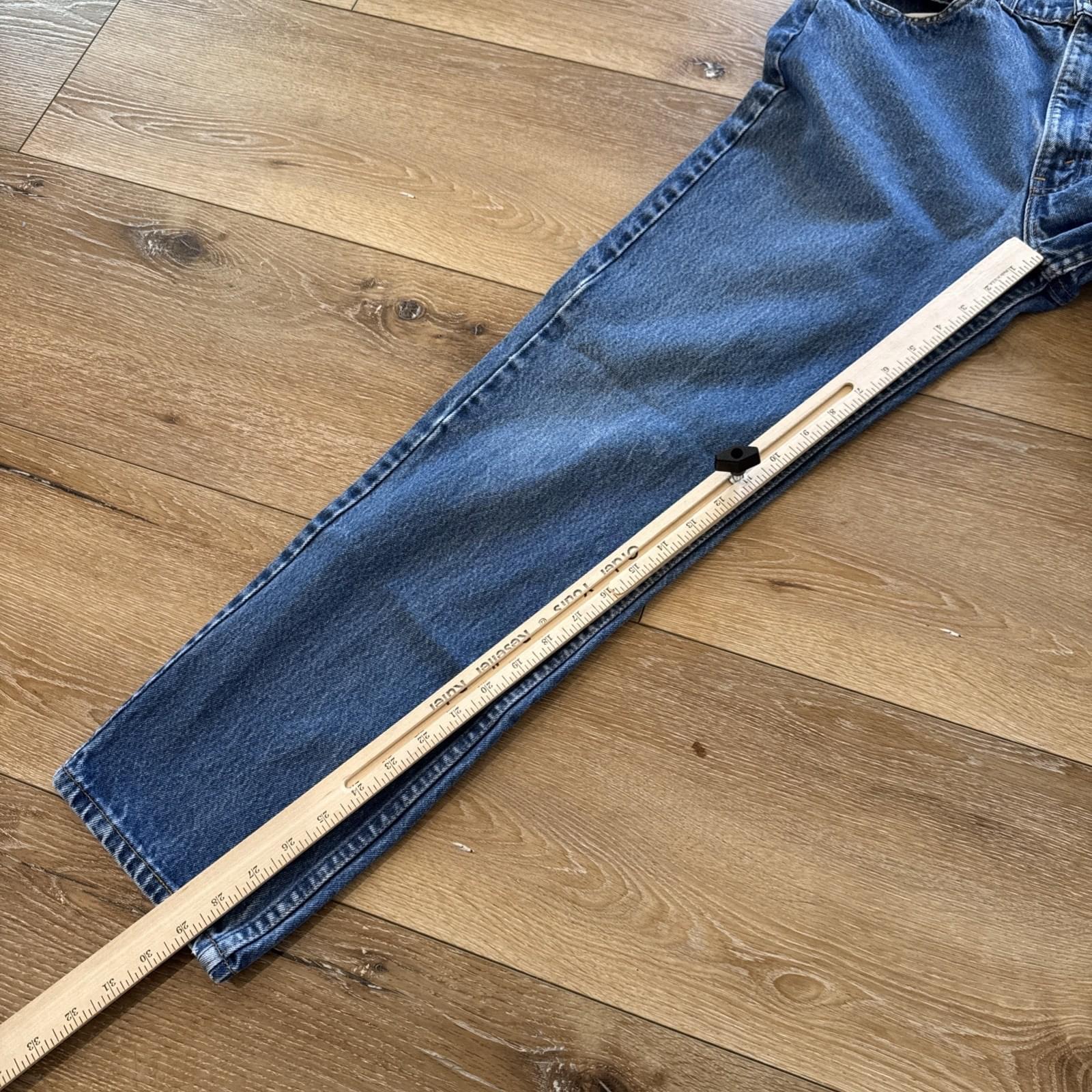 Vintage Levis 505 Jeans Mens 32 x 29 Denim Regular Fit Straight Leg Orange Tab
