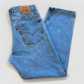 Vintage Levis 505 Jeans Mens 36 x 30 Denim Regular Fit Straight Leg 90s