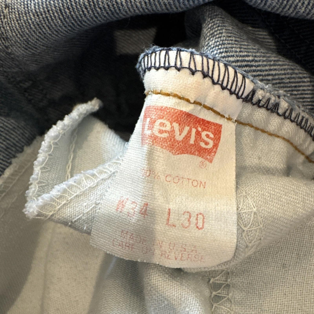 Vintage Levis 505 Jeans Mens 32 x 29 Denim Regular Fit Straight Leg Orange Tab