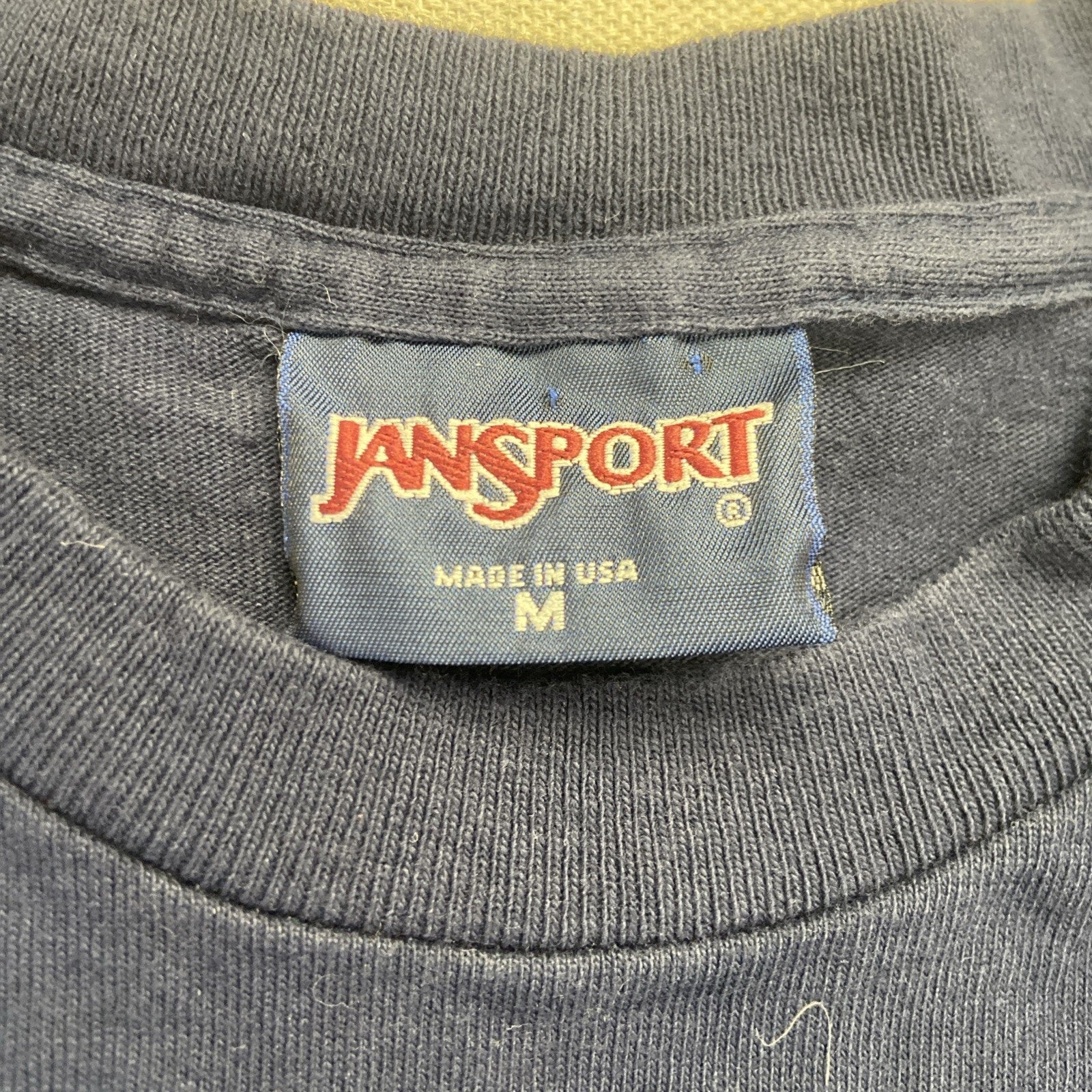 Vintage Auburn Tigers Shirt Mens M Blue Sleeve Spellout 90s War Eagle JanSport