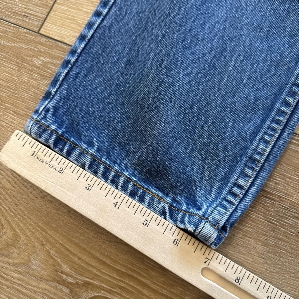 Vintage Levis 505 Jeans Mens 32 x 29 Denim Regular Fit Straight Leg Orange Tab