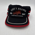 Vintage 3 Stripe Trucker Hat Adults Puff Paint 80s Mesh SnapBack Auto Sales