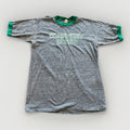 Vintage Slippery Rock Pride Shirt Mens L Ringer Russell Athletic 70s Gray