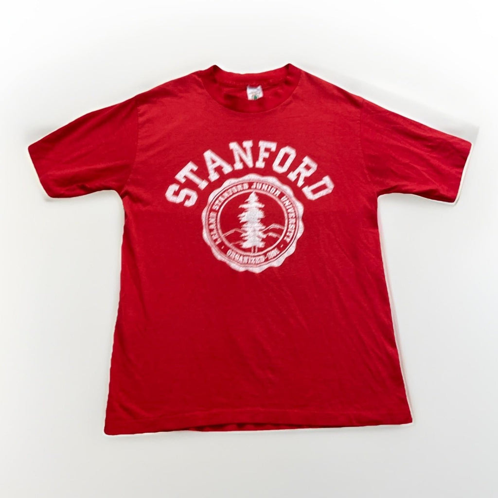 Vintage Stanford University Shirt Mens M Red Cardinals The Tree Logo 90s