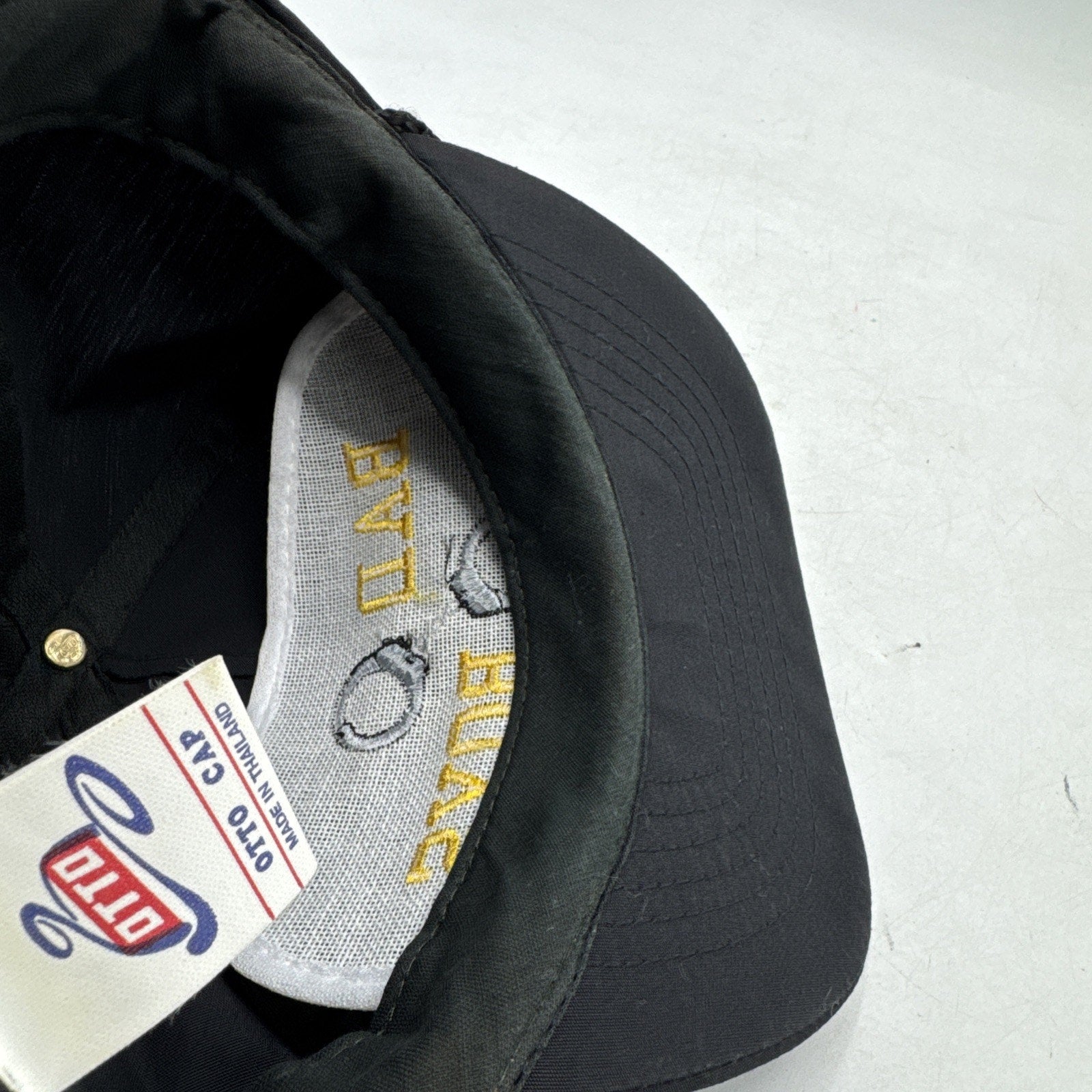 Vintage Bad Boys Hat Handcuffs Cops 80s 90s Black Twill