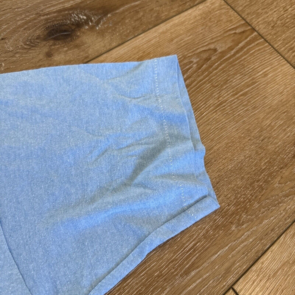 Vintage Seat Belt Shirt Mens S Blue 80s Retro Streetwear