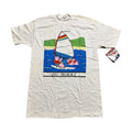 Pig Shirt Mens M Pigxies Pig Momma Wind Sailing White Cotton 90s 80s Vintage