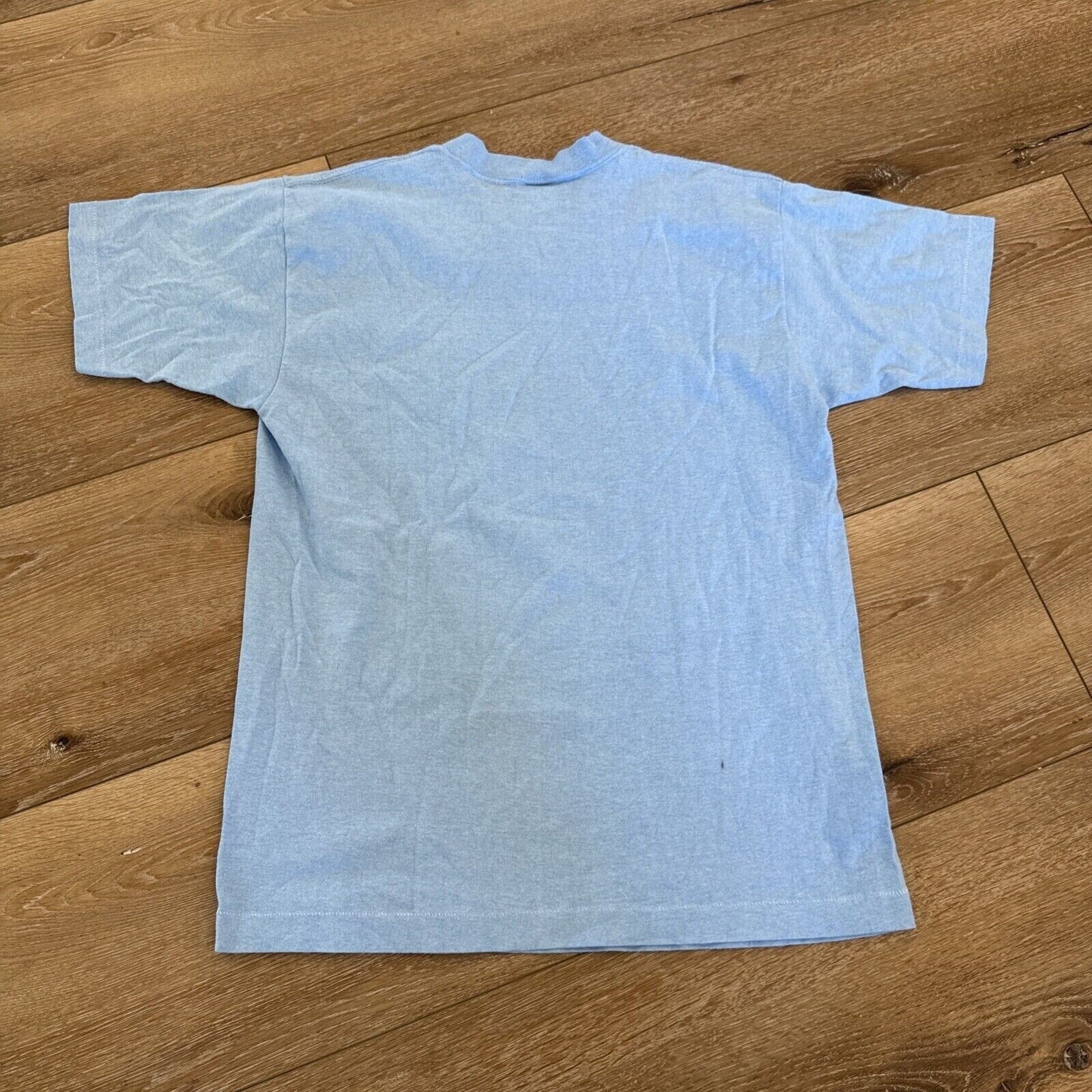 Vintage Seat Belt Shirt Mens S Blue 80s Retro Streetwear