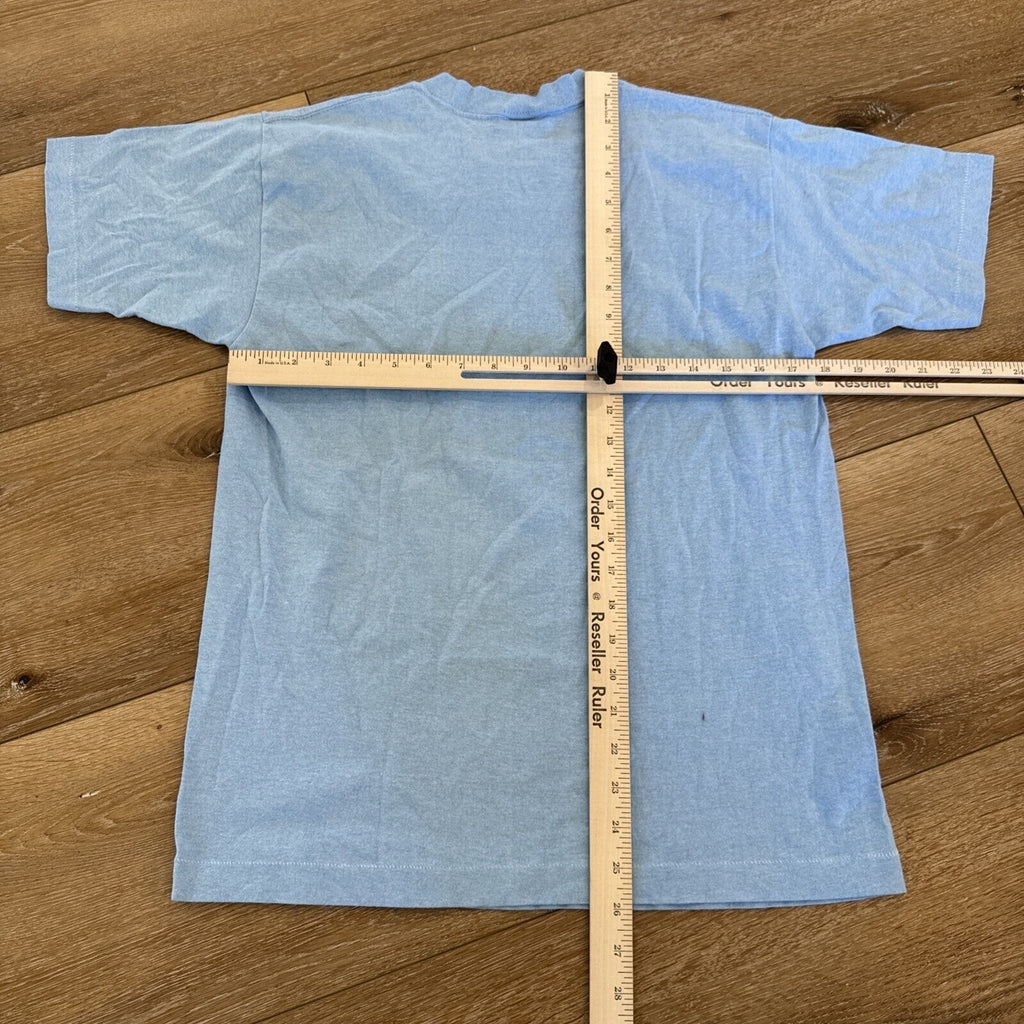 Vintage Seat Belt Shirt Mens S Blue 80s Retro Streetwear