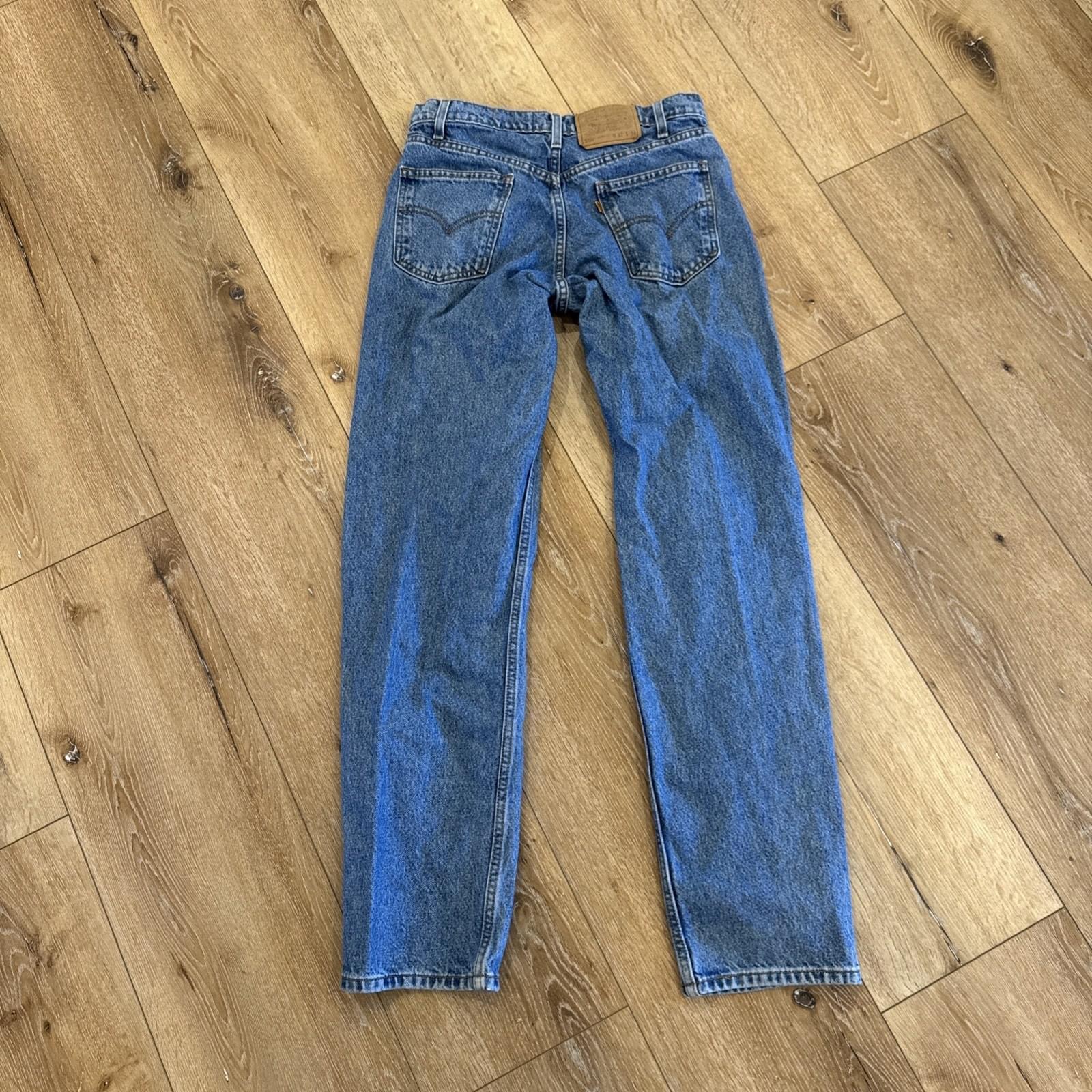 Vintage Levis 550 Jeans Mens 32 x 34 Relaxed Fit Denim Tapered Leg Orange Tab