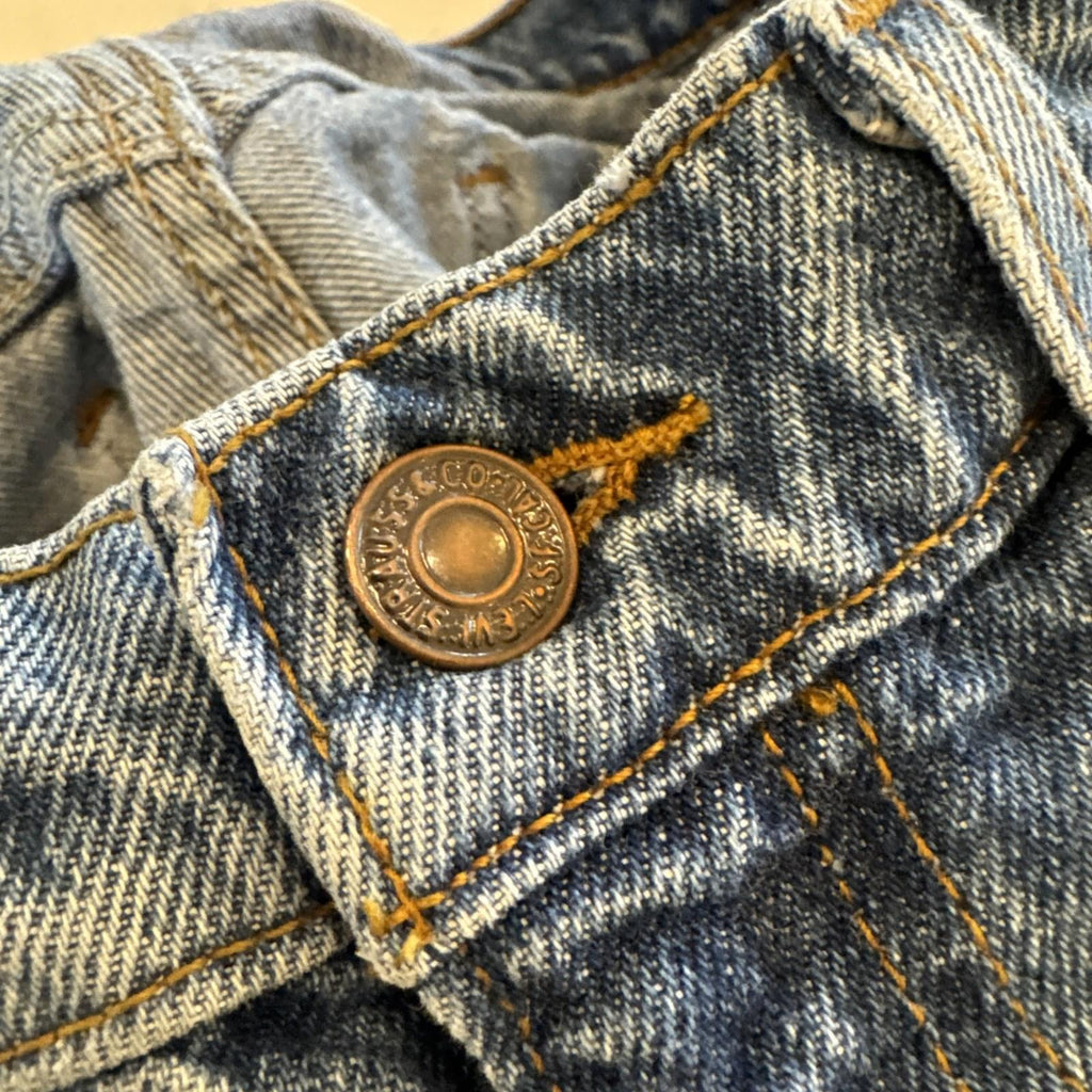 Vintage Levis 550 Jeans Mens 32 x 34 Relaxed Fit Denim Tapered Leg Orange Tab