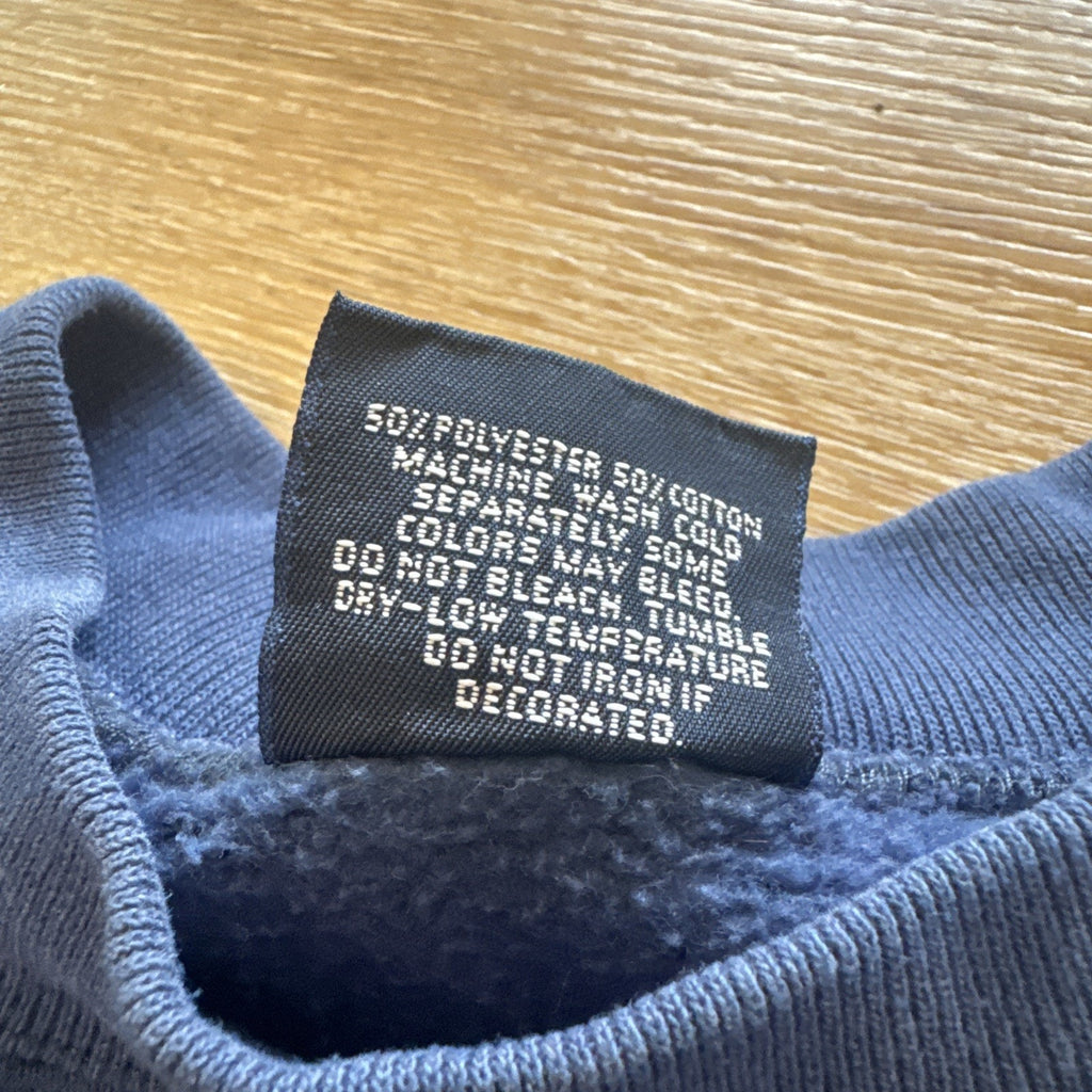 Telluride Colorado Sweatshirt Mens L Downhill Skiing 90s Blue Ski Jansport Vtg