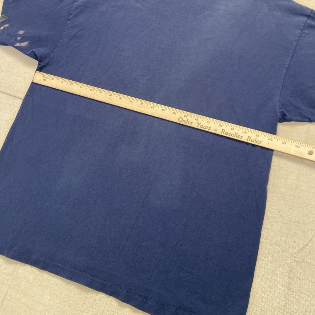Vintage Auburn Tigers Shirt Mens XL Navy Blue Distressed 90s War Eagle