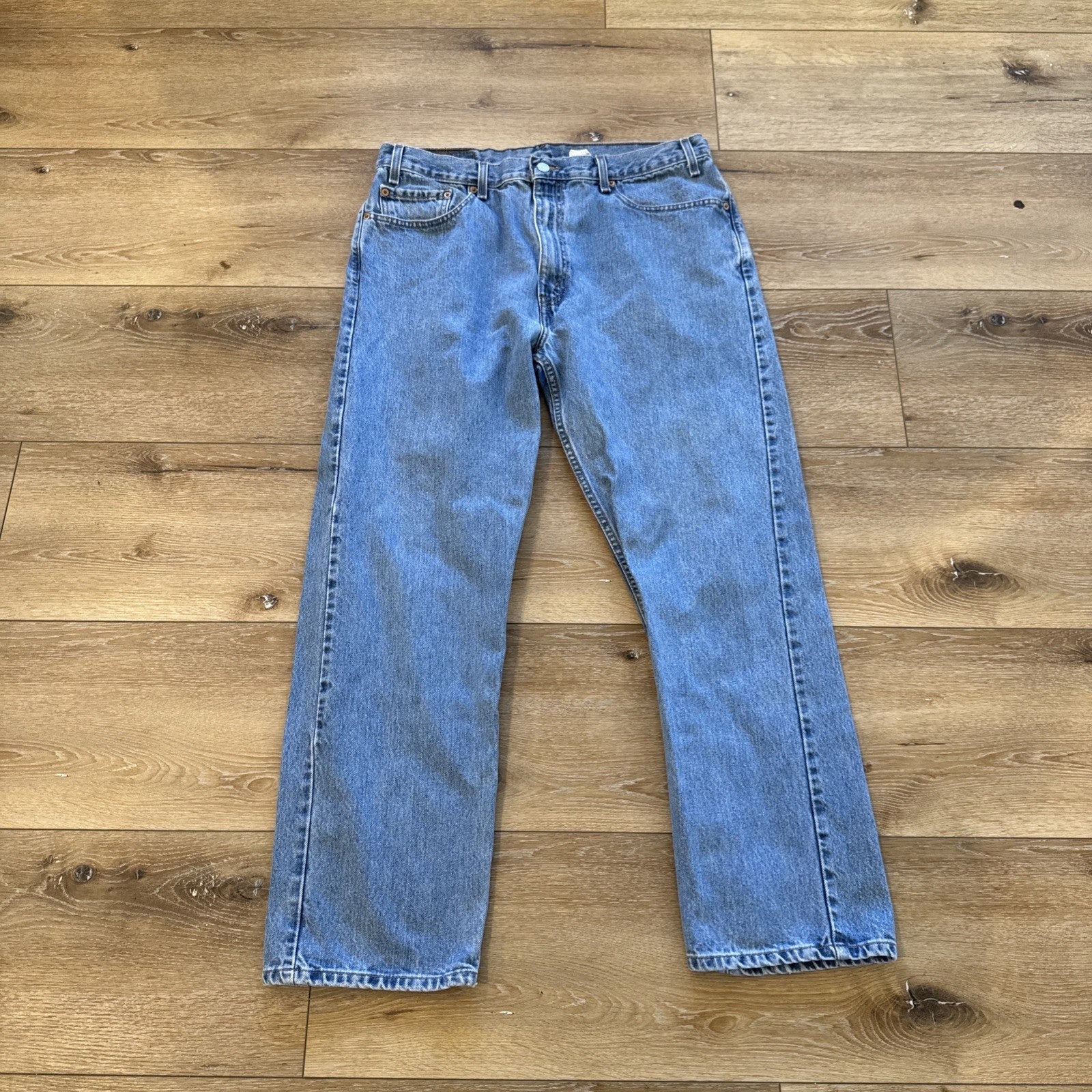 Vintage Levis 505 Jeans Mens 36 x 30 Denim Regular Fit Straight Leg 90s