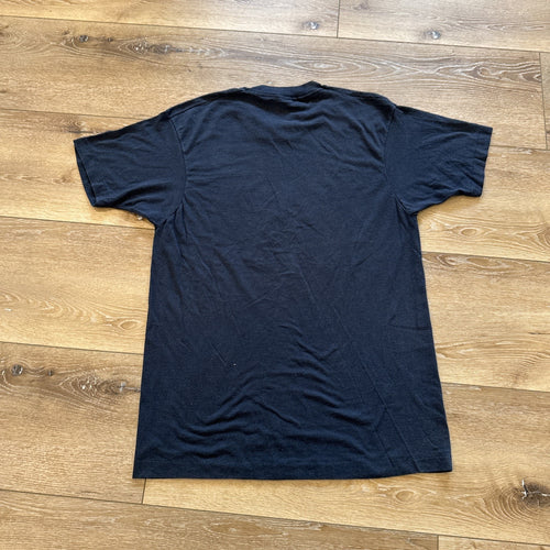 Batman Shirt Mens L Vintage Classic Logo DC Comics Black 90s 80s Screen Stars