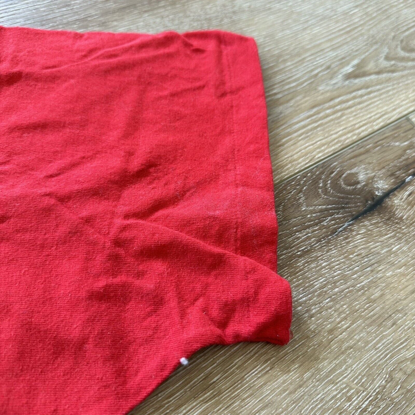 Vintage Mississippi Delta Shirt Mens XL Community College Red Cotton 90s