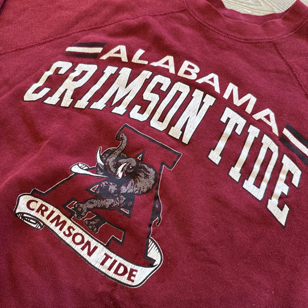 Vintage Alabama Crimson Tide Sweatshirt Mens XL Pullover Crewneck Red 90s