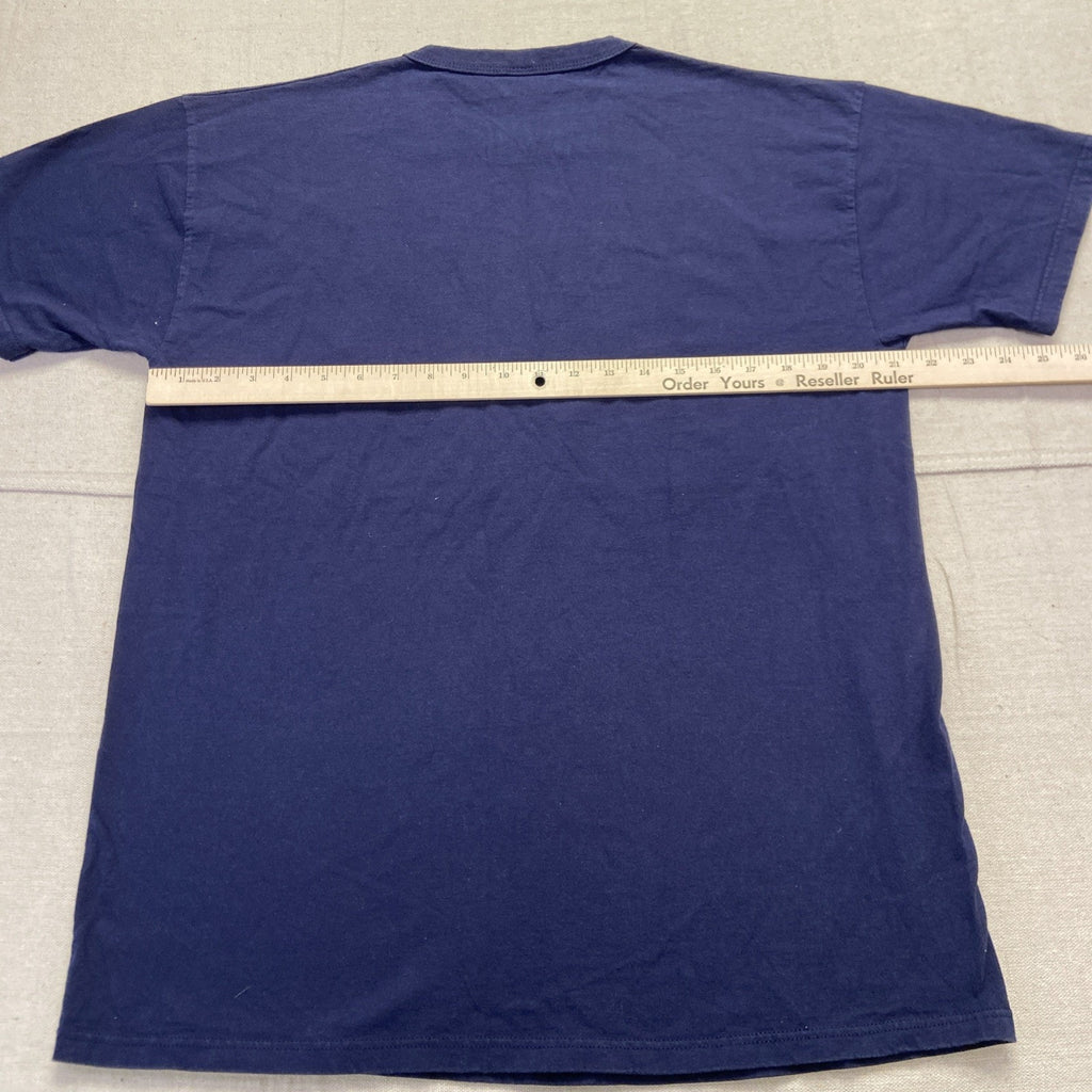 Vintage Auburn Tigers Shirt Mens L Blue Russell Athletic 90s Cotton