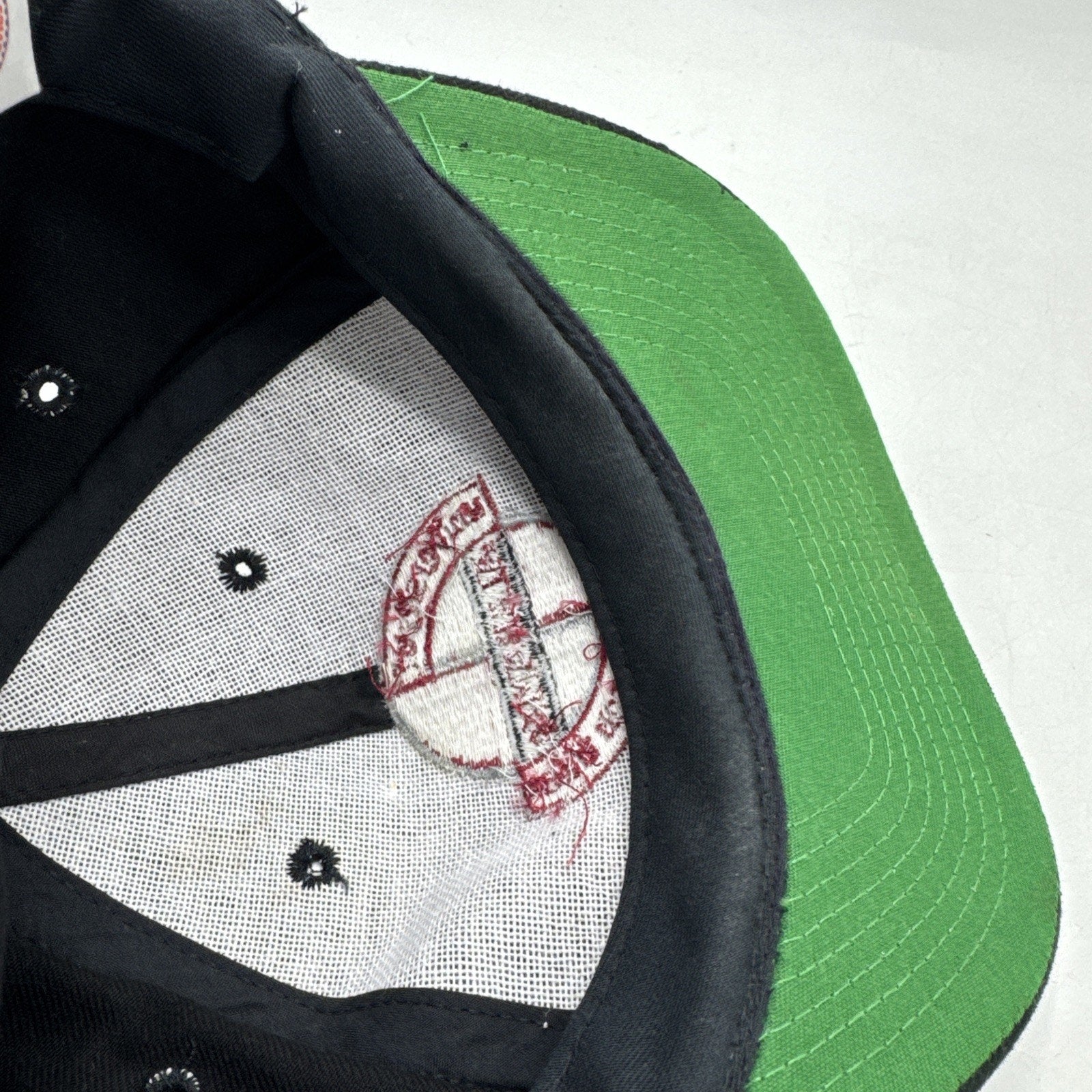 Vintage Alabama Crimson Tide Hat Adults Snapback Bama 90's Cap Nu Image Black