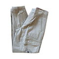 Vintage Bugle Boy Pants Men's 30 x 32 Tapered Leg Cargo 90s Beige Cotton