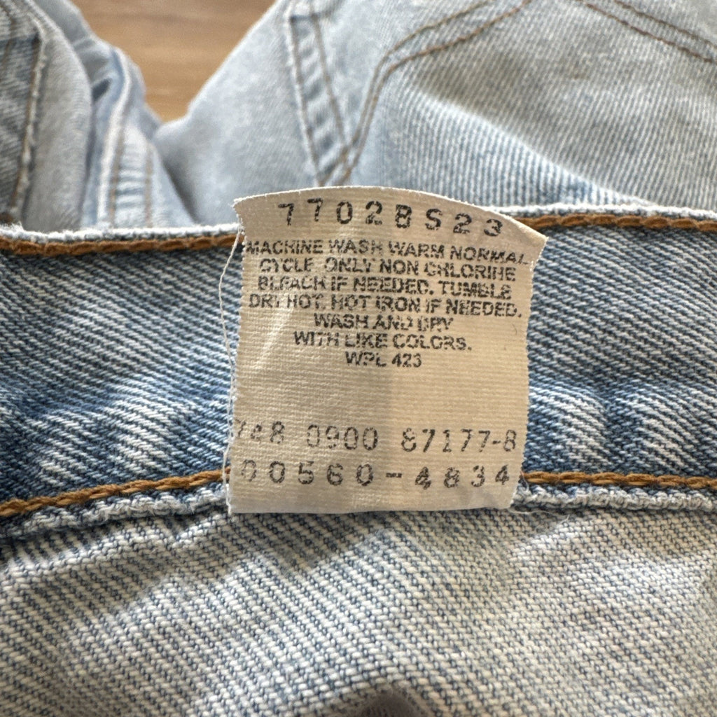 Vintage Levis 560 Jeans Mens 33 x 30 Loose Fit Tapered Leg Denim 90s Baggy