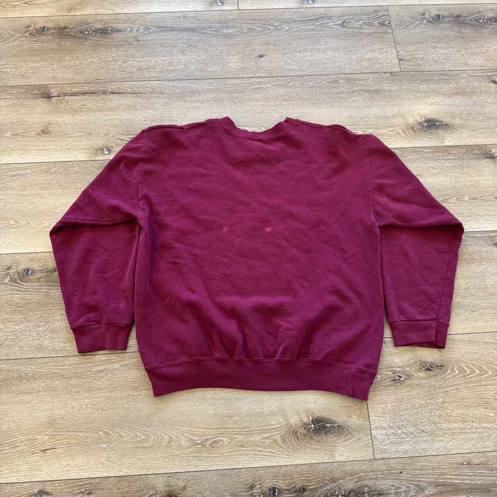 Vintage Alabama Crimson Tide Sweatshirt Mens L 90s Pullover Crewneck Red