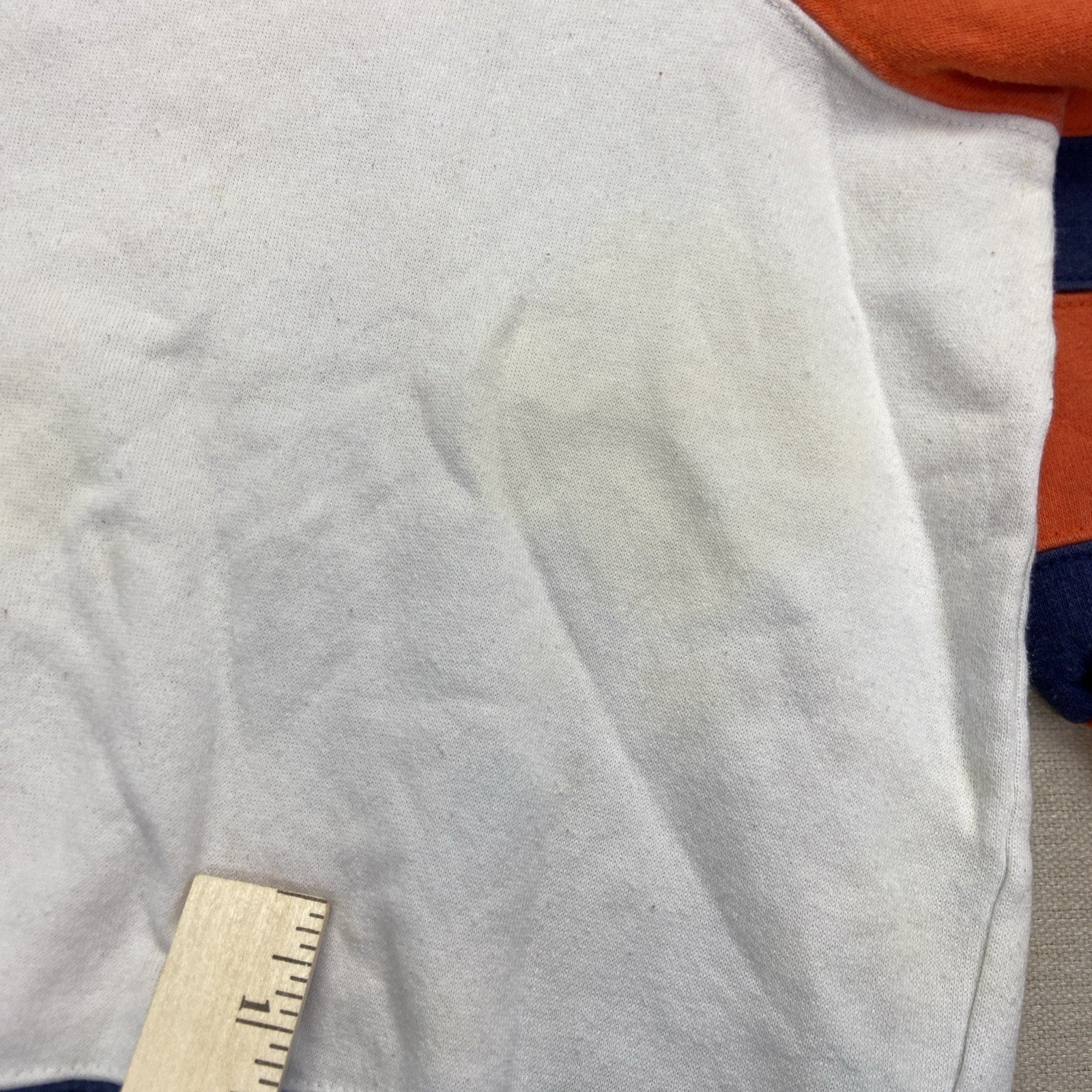 Vintage Auburn Tigers Sweatshirt Mens M Colorblock Fleece 90s Crewneck Pullover