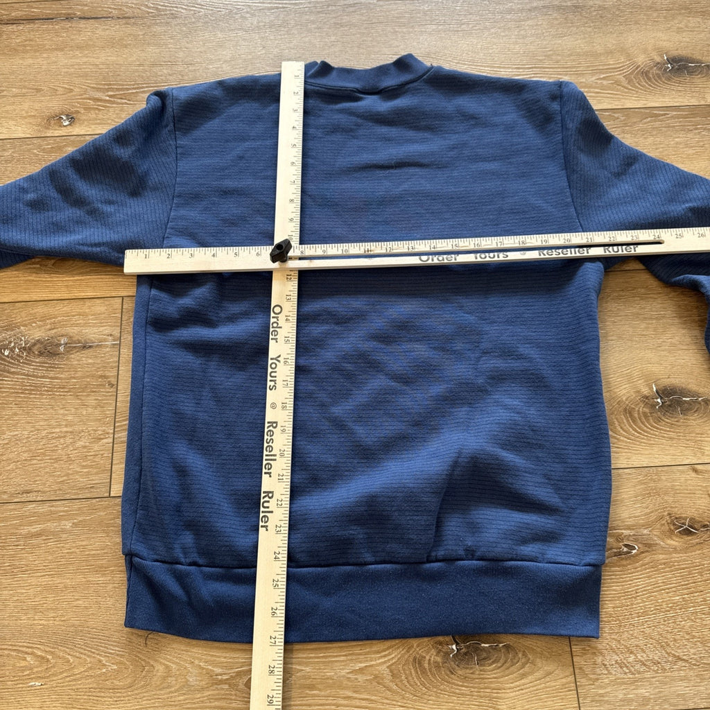Telluride Colorado Sweatshirt Mens L Downhill Skiing 90s Blue Ski Jansport Vtg