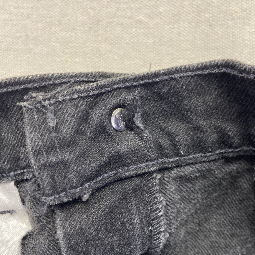 Vintage Levis 550 Jeans Mens 30 x 31 Black Relaxed Fit Straight Leg Denim 90s