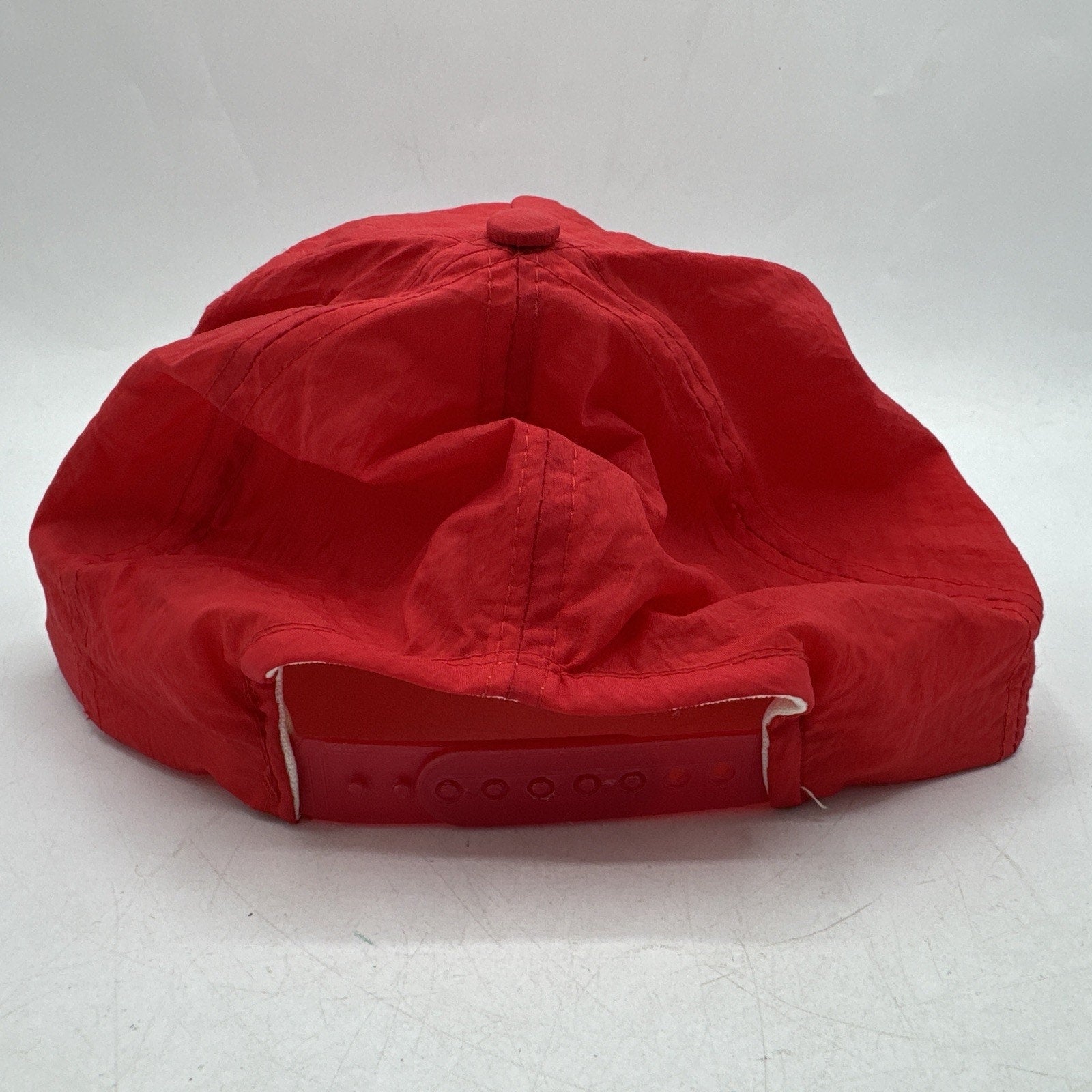 Jim Bean Hat Adults Red Snapback Cap Vintage 90s 80s Alcohol Bourbon Whiskey