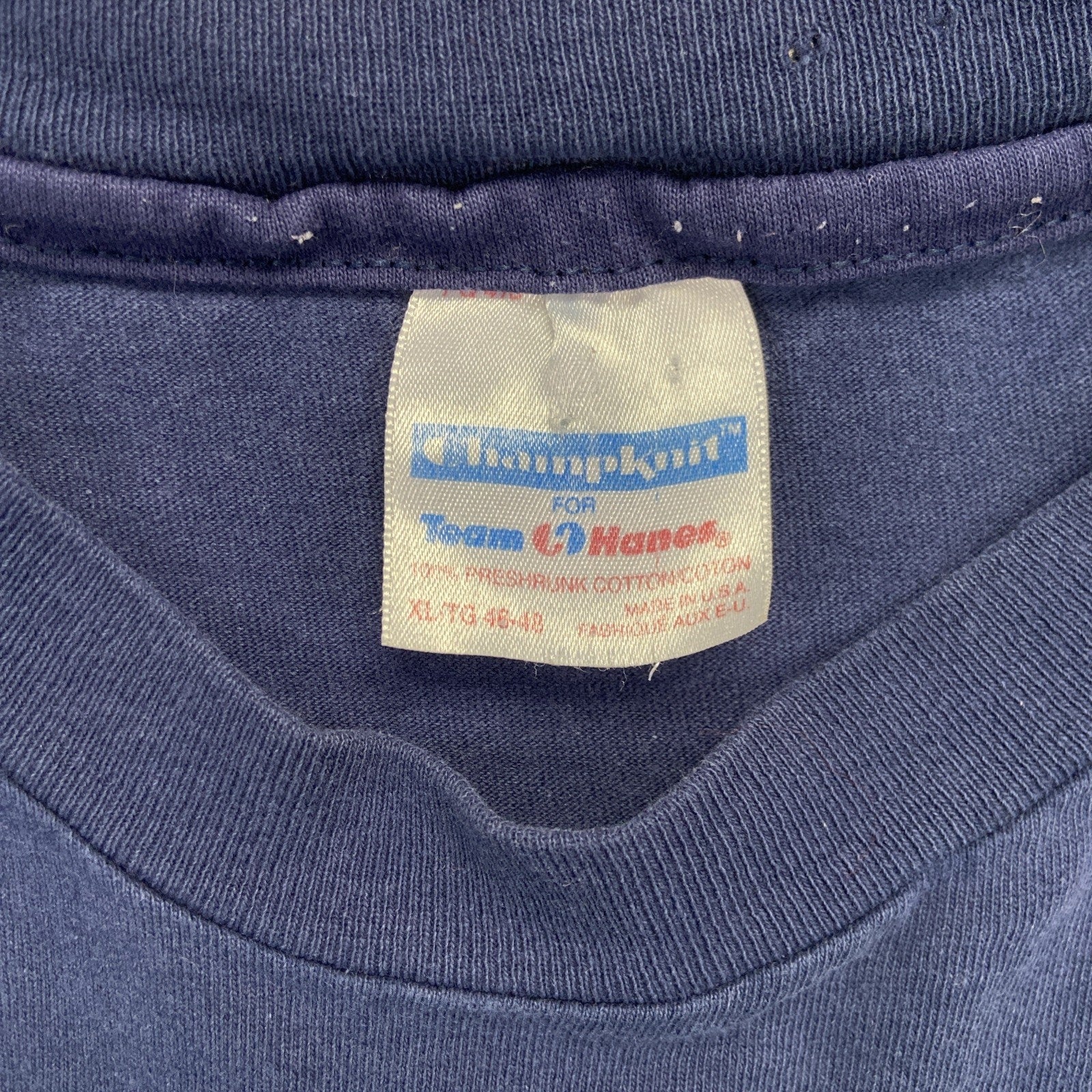 Vintage Auburn Tigers Shirt Mens XL Navy Blue Distressed 90s War Eagle