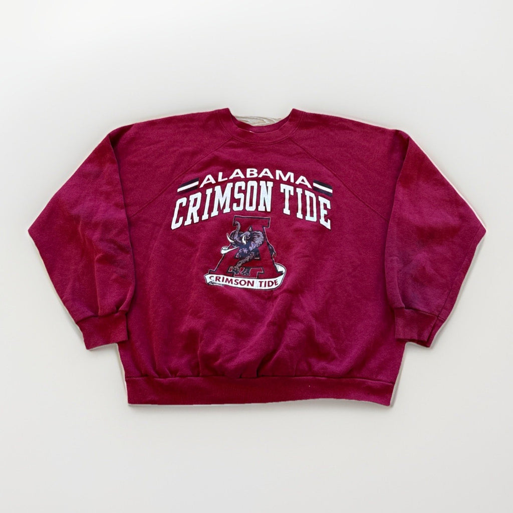 Vintage Alabama Crimson Tide Sweatshirt Mens XL Pullover Crewneck Red 90s