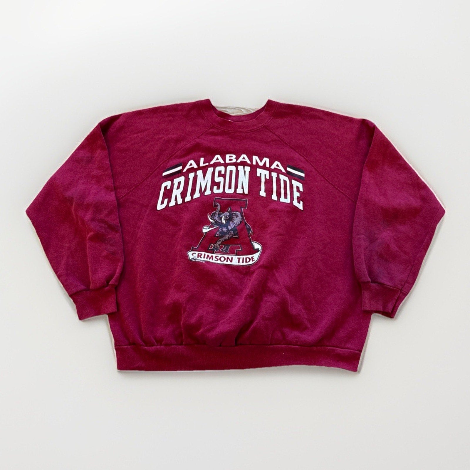 Vintage Alabama Crimson Tide Sweatshirt Mens XL Pullover Crewneck Red 90s