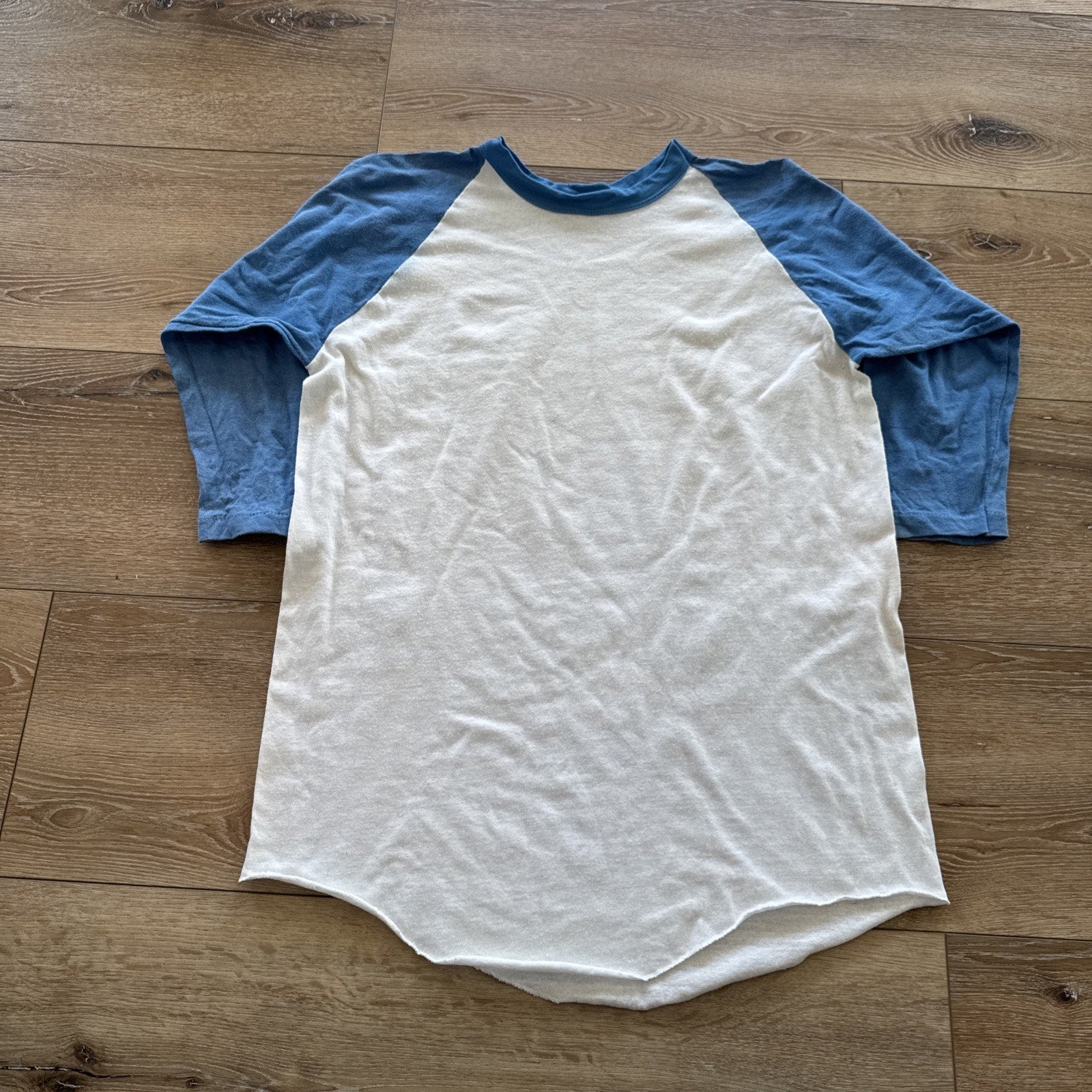 Vintage Auburn Tigers Shirt Mens L 70s Russell Athletic Raglan Baseball