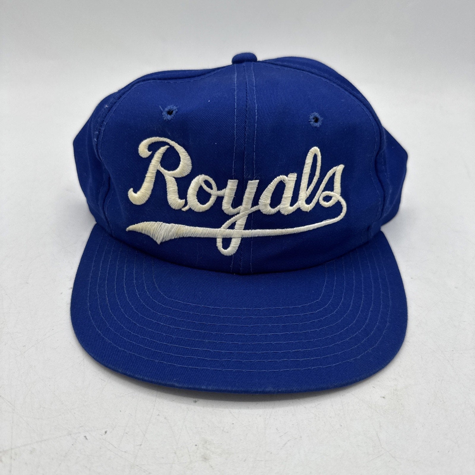 Vintage Kansas City Royals Hat MLB Snapback Sport Specialties Script Twill 90s
