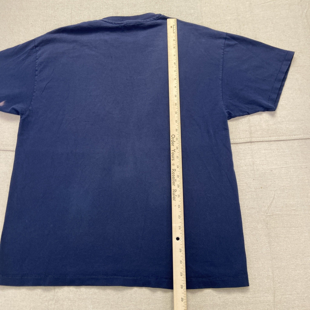 Vintage Auburn Tigers Shirt Mens XL Navy Blue Distressed 90s War Eagle