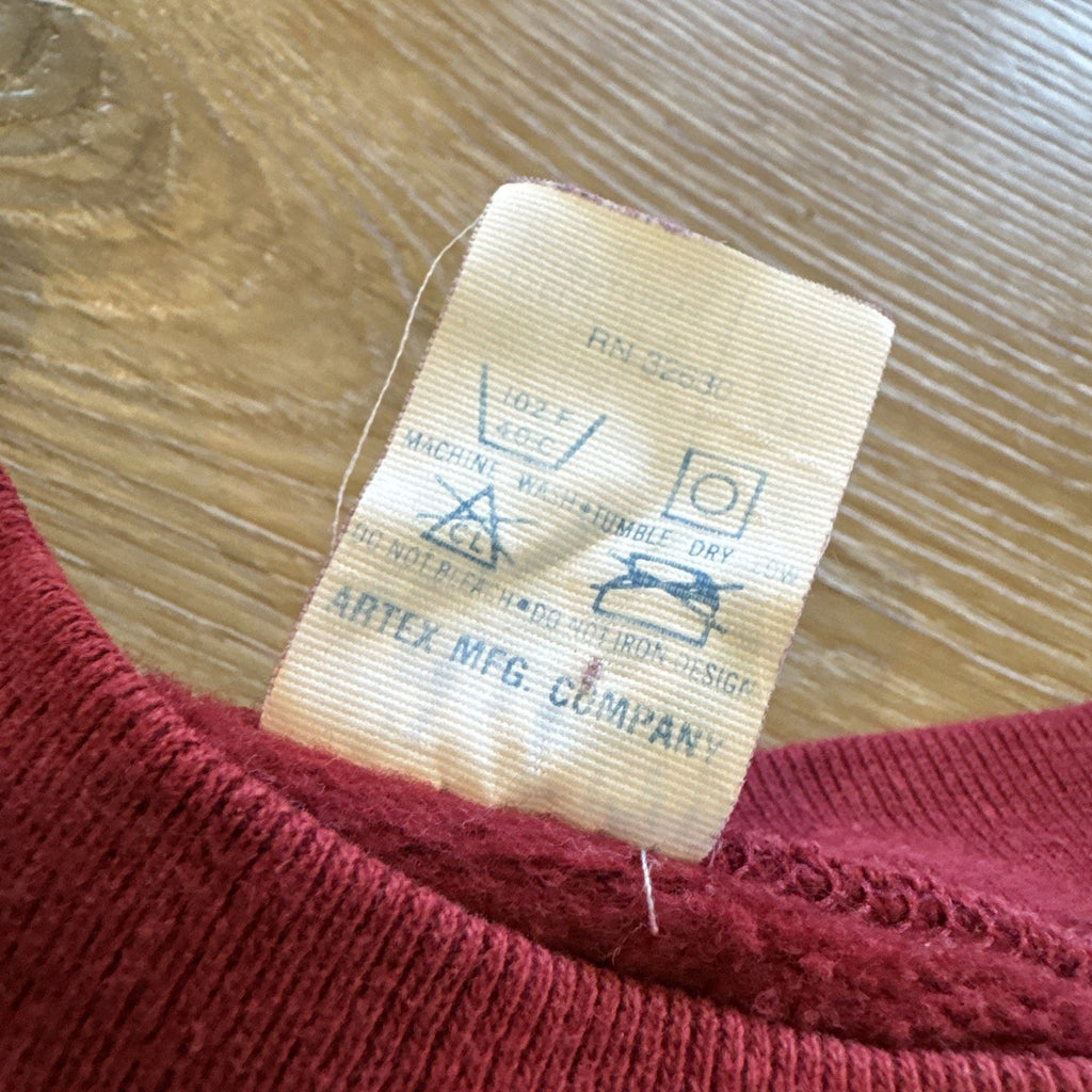Vintage Alabama Crimson Tide Sweatshirt Mens XL Pullover Crewneck Red 90s