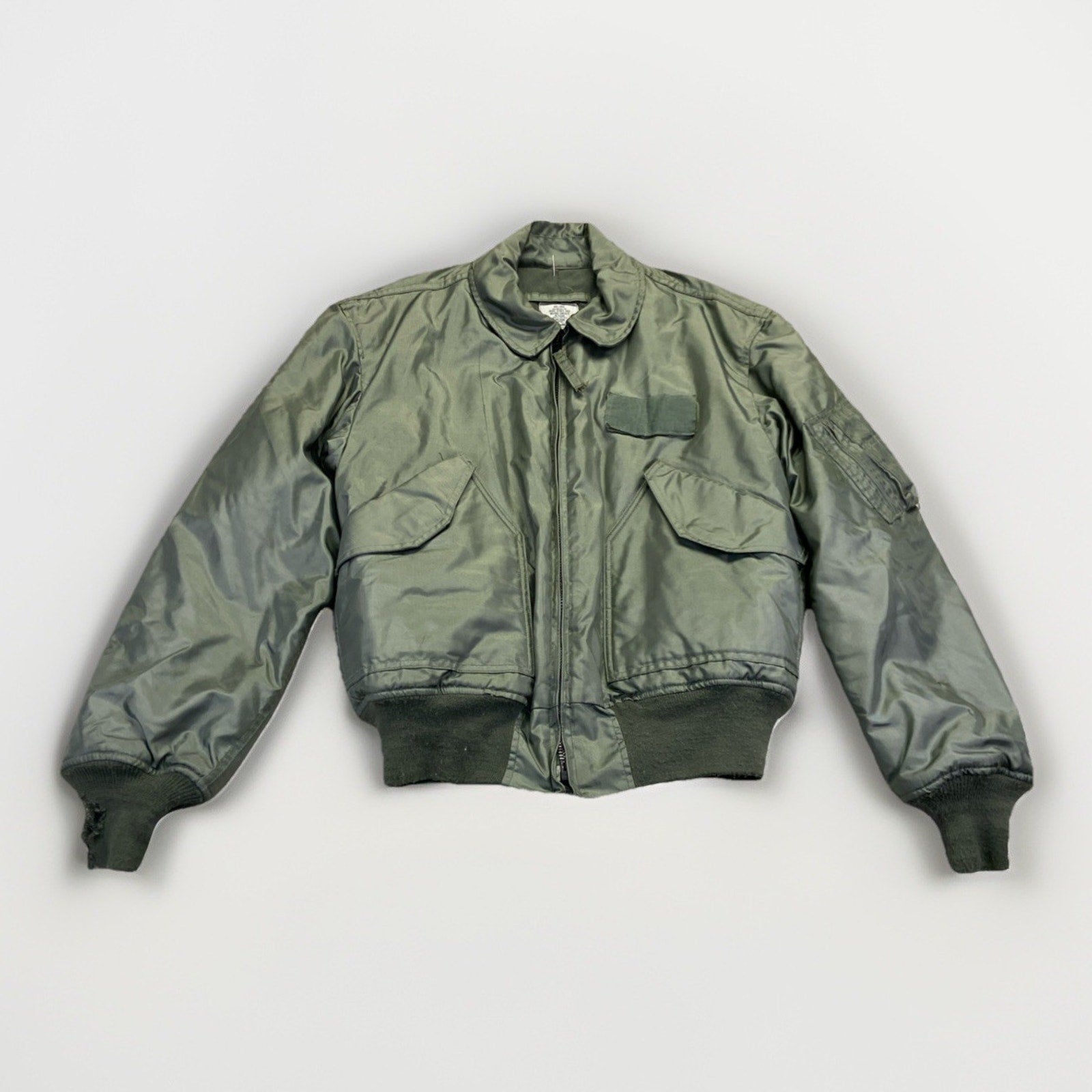 Military Jacket Mens L Flyer's Cold Weather CWU-45/P US Army Vintage